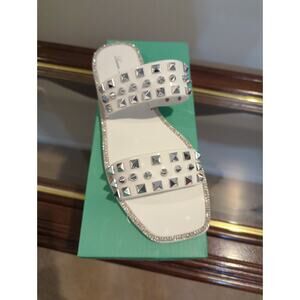 Lauren Lorraine Studley Sandels White Size 9 NIB